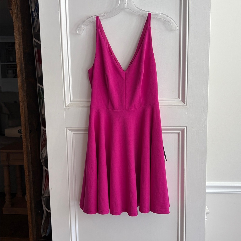 Lulu's Fuchsia Sleeveless Dress